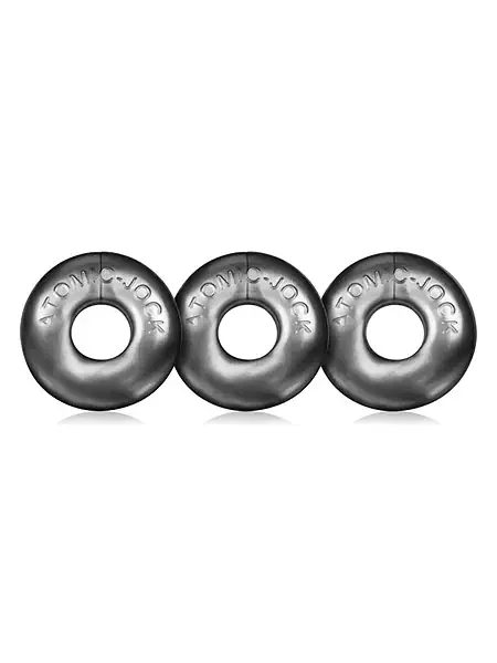 Ringer Cock Ring Penis- und Hodenringset, silber