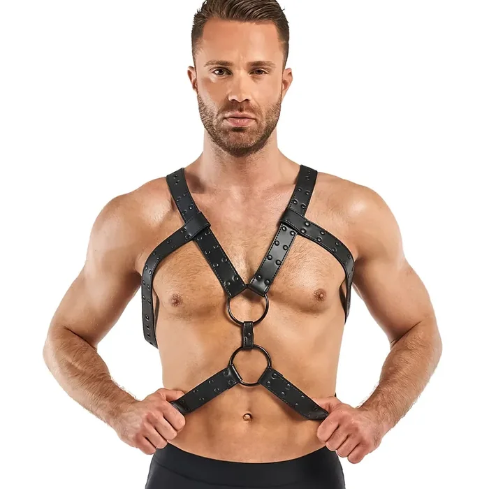 Rocco Bondage-Harness – Schwarz