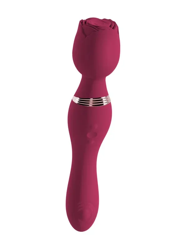 Rosenrot Thumping Wandvibrator, rot