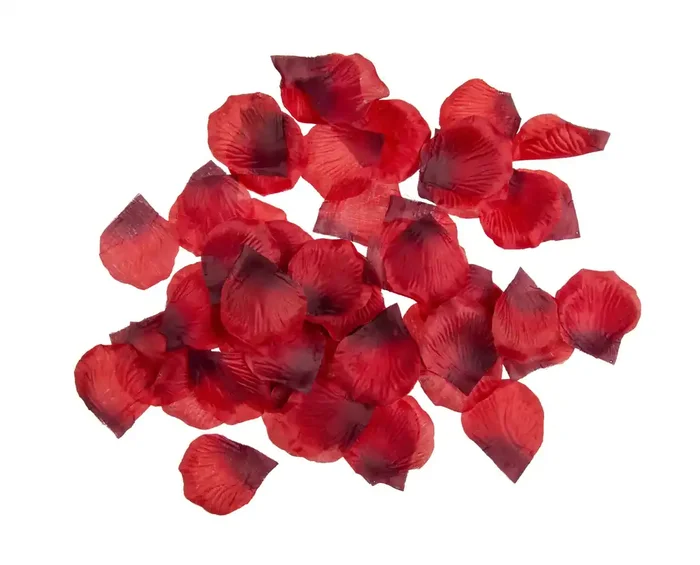 Rote Rosenblätter – 150 Stück