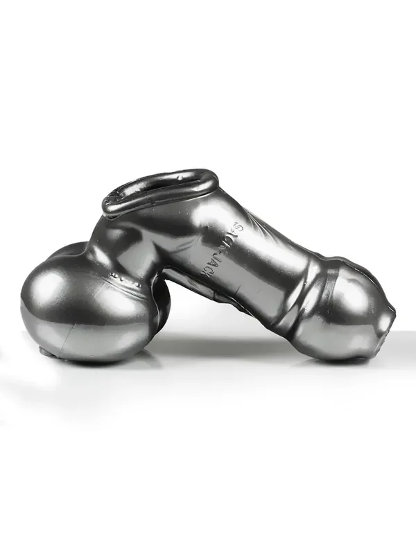 Sackjack Wearable Jack Off Sheath Penis- und Hodenhülle, grau