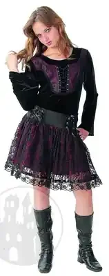 Samtbluse‘ Cella‘