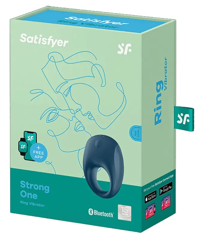 Satisfyer Starker Ring-Vibrator Blau