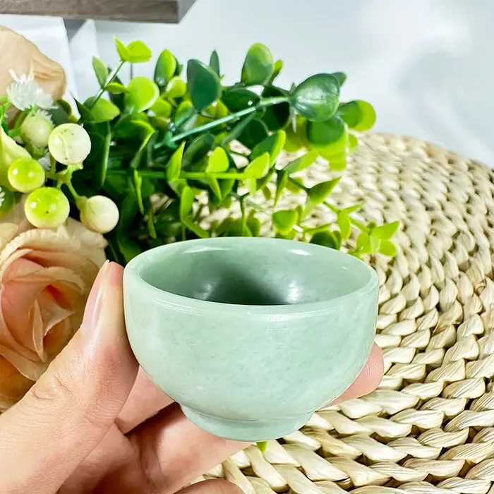 Schälchen – Grüne Jade ~ 5 x 3 cm