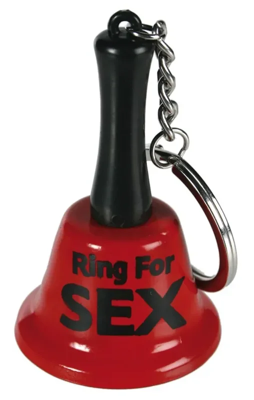 Schlüsselanhänger Bell „Für Sex klingeln“