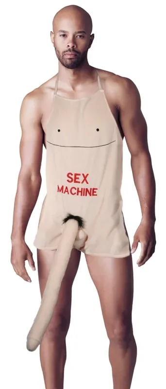 Schürze mit Plüschpenis