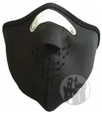 Schwarze Bikermaske