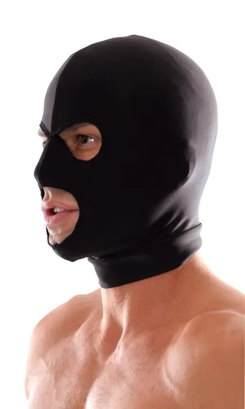 Schwarze Maske mit 3 Öffnungen