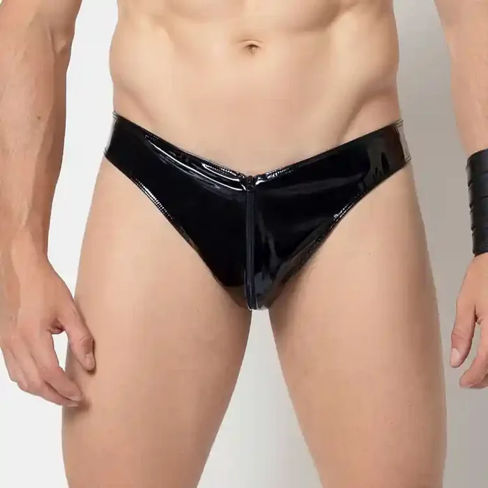 Schwarzer Lack-String