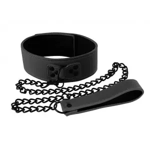 Schwarzes Renegade-Halsband und Leine