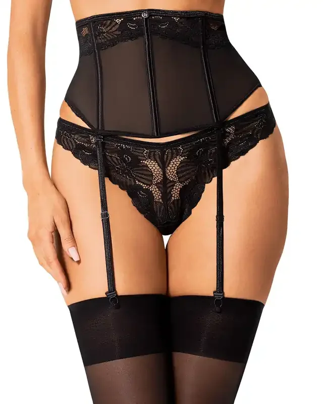 Serena Love – Strumpfhalter – Schwarz