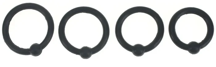Set aus 4 Eichelringen