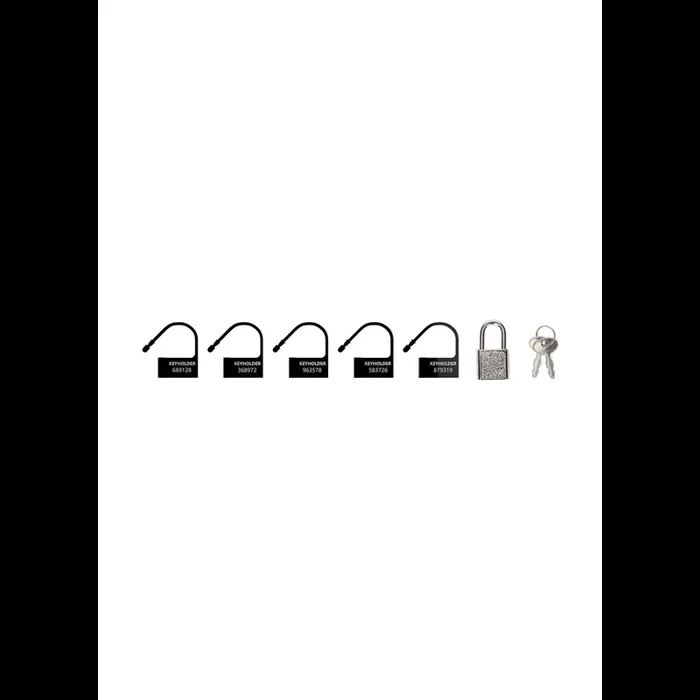 Set Ersatzschlösser – Schwarz