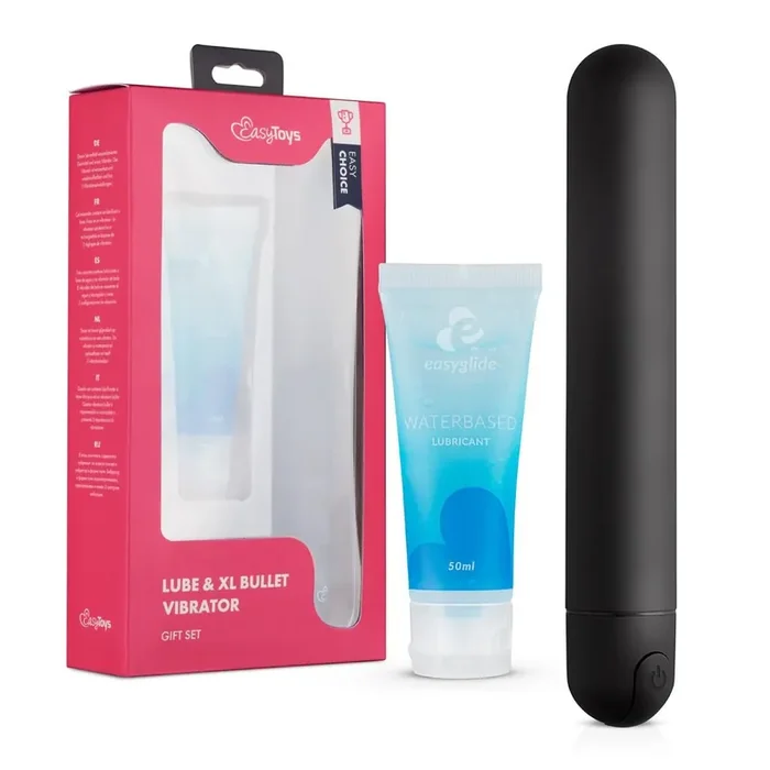 Set mit Easy Choice XL Bullet Vibrator und Gleitgel