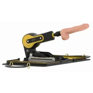Sex Machine „Fuck Bag“ Gelb – Tragbare Fickmaschine im Koffer
