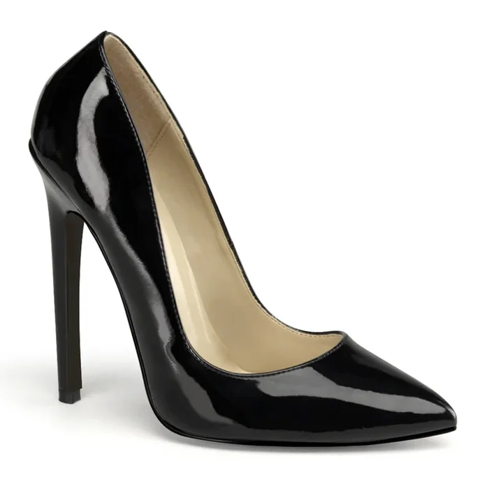 Sexy-20 (High Heel Größe: 7 – Gr. 37, High Heel Farbe: Schwarz)