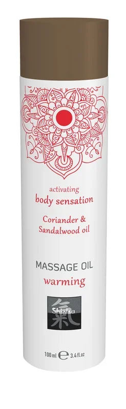 SHIATSU Massage oil warming – Coriander & Sandalwood oil 100ml