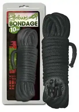 Shibari Seil schwarz 10 Meter