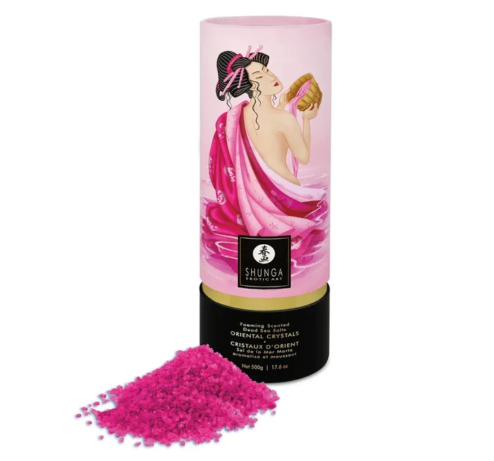 Shunga – Orientalische Kristalle Badesalz – Aphrodisiakum – 500 Gramm