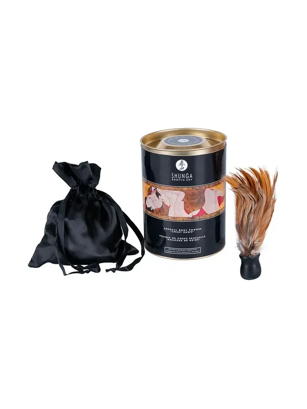 Shunga Body Powder Essbarer Körperpuder, Erdbeere/Sekt (228g)