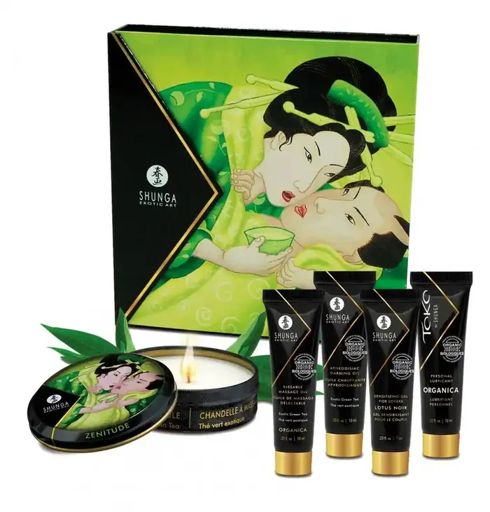 Shunga – GEISHA’S SECRET Kit – Organica Green Tea
