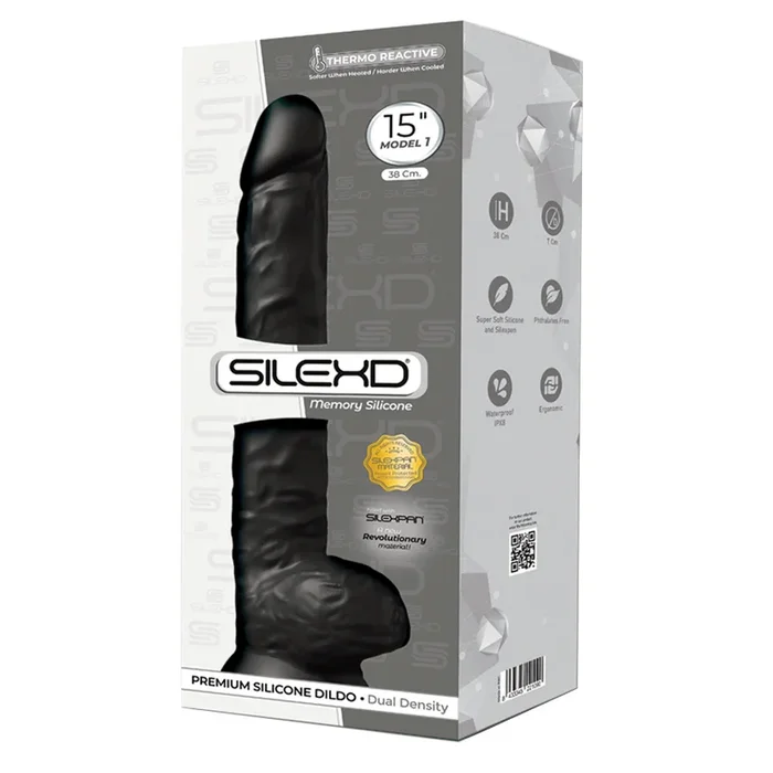 Silexd Premium Silicone Dildo 15″ – Model 1