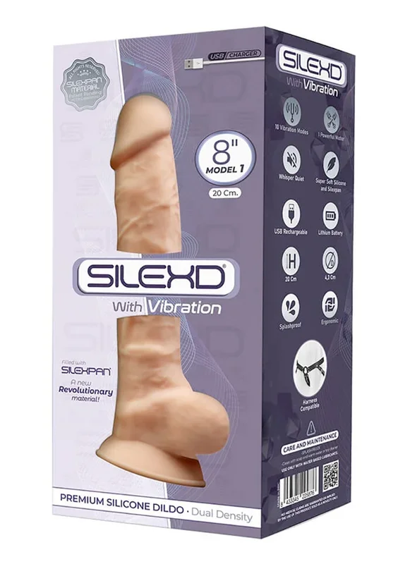 Silexd Premium Silikon Vibrator 8″ Light