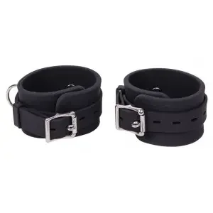 Silicone Ankle Cuffs DELUXE Black
