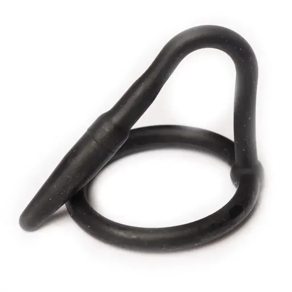 Silicone Cock Plug Penis Schwarz