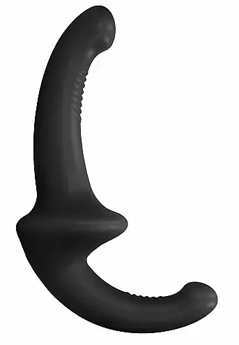 Silikon-Gurtloser Strap-On – Schwarz