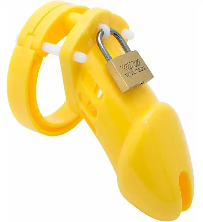 Silikon-Keuschheitsgürtel Bran 9 x 3cm Gelb