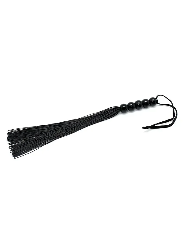 Silikon-Peitsche (38 cm), schwarz