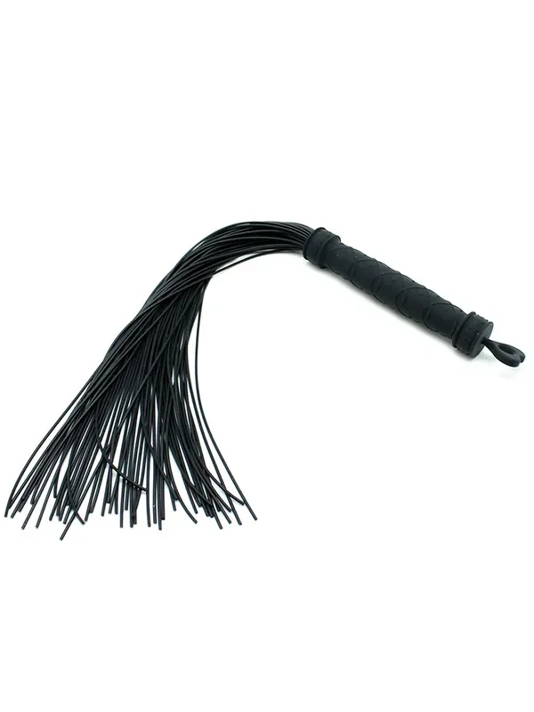 Silikon-Peitsche (46cm), schwarz