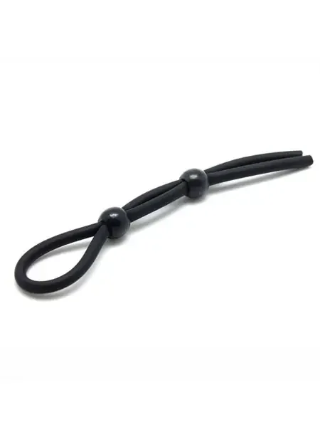 Silikon-Penis-Hodenschlaufe, schwarz