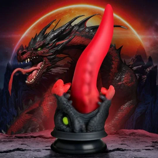 Silikondildo ‚Drachenschrei‘