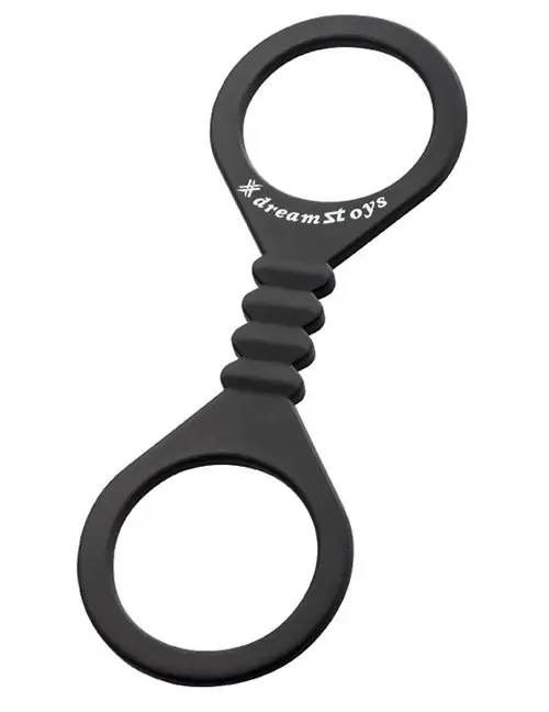 Silikonfußfessel schwarz