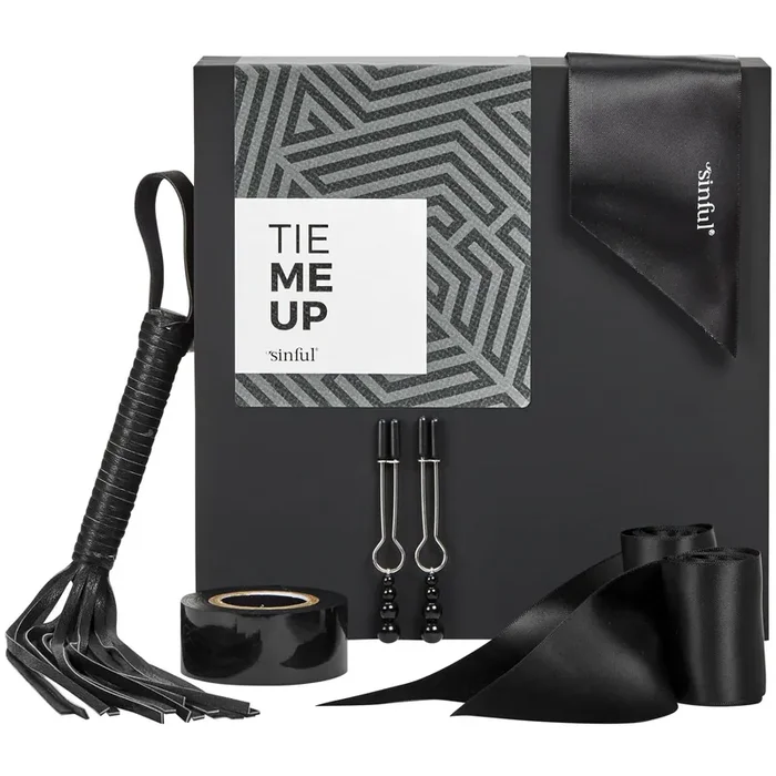 Sinful Tie Me Up Sexspielzeug Box mit A–Z-Anleitung