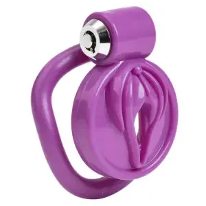 Sissy Clit Keuschheitskäfig – 2,5 x 3,8 cm – Lila