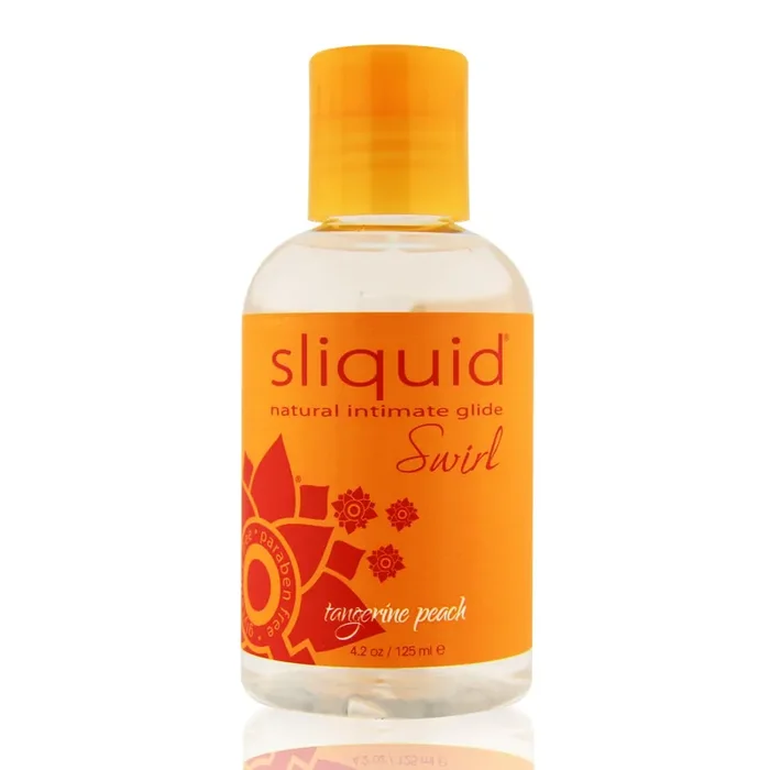 Sliquid Naturals Veganes Gleitmittel – Mandarine/Pfirsich, 125 ml