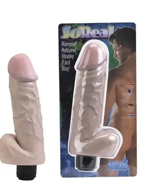 SO REAL Waterproof Vibrator 15,5cm