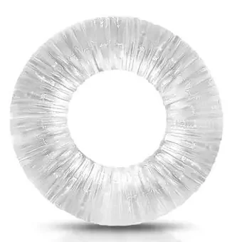 Soft Cockring Gestreift Transparent