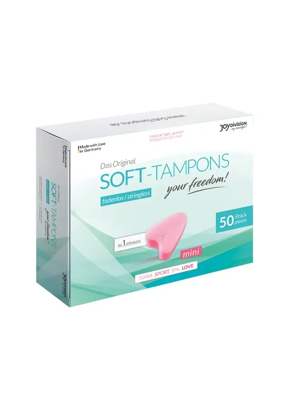 Soft-Tampons Mini, Box mit 50 Stück