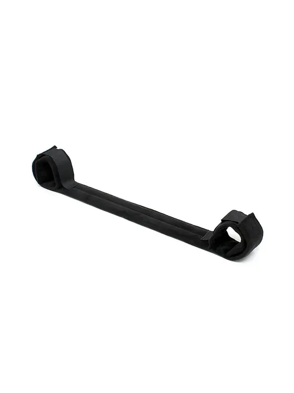 Softbondage Spreizstange mit Fesseln, schwarz