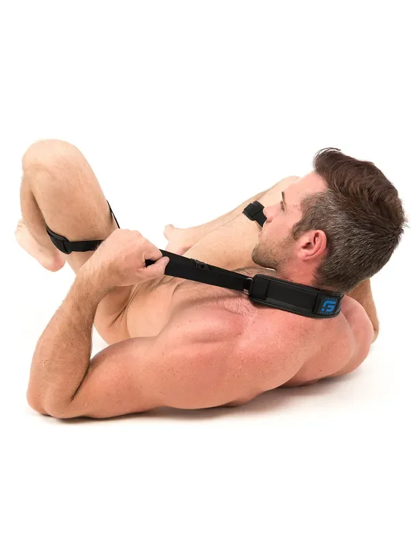 Sport Fucker Adjustable Travel Sling Leder-Haltegurt, schwarz