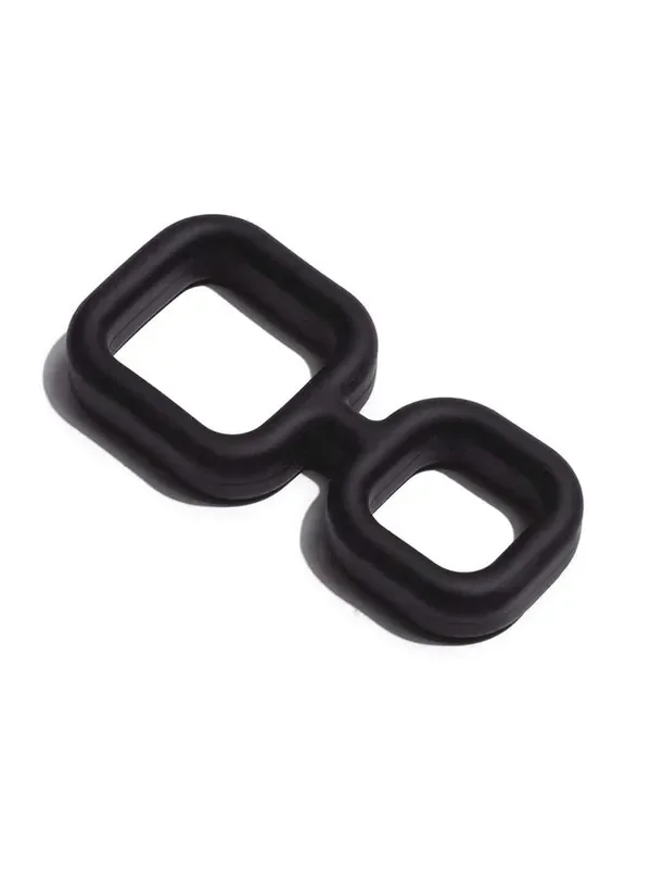 Sport Fucker Muscle 2 Way Penis-/Hodenring, schwarz