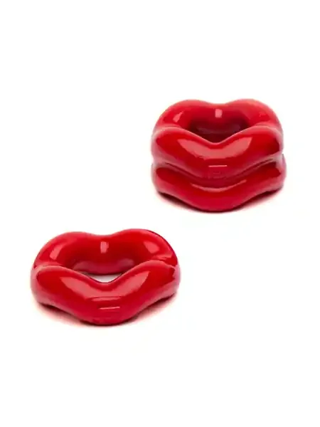 Sport Fucker Revolution Ring Stretch Combo Penis-/Hodenring 2er Set, rot