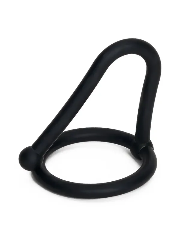 Sport Fucker Silicone Cum Stopper 2.0 Eichelring mit Plug, schwarz