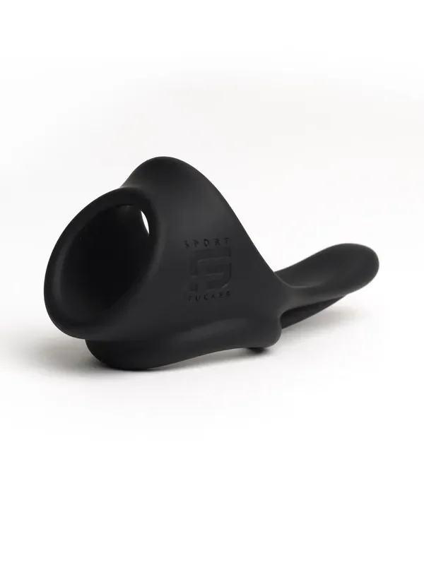 Sport Fucker Tailslide Silikon-Cockring, schwarz