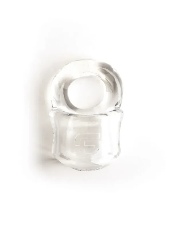 Sport Fucker TPE Baller Cockring mit Hodenstretcher, transparent