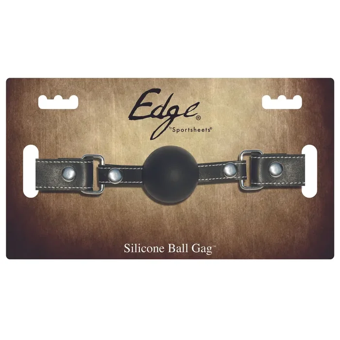 SportsSportsheets – EDGE Silicone Ball Gag – Bequemer Haltheets – Edge Silikon Ballknebel